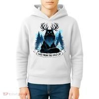 Safe From The Yule Cat Christmas Icelandic Iceland Folklore Kids Hoodie thumb 4