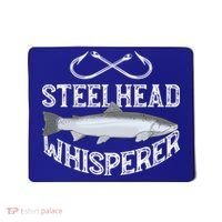 Steelhead Fishing Trout Graphic Saltfreshwater Lake Gift Mousepad thumb 0