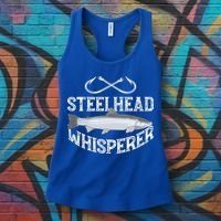 Steelhead Fishing Trout Graphic Saltfreshwater Lake Gift Women's Tank Top thumb 3