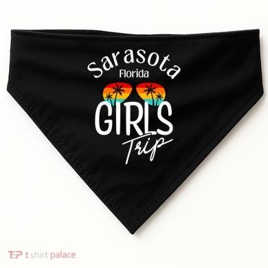 Sarasota Florida Trip Sarasota Gift USA-Made Doggie Bandana