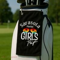 Sarasota Florida Trip Sarasota Gift Golf Towel thumb 2