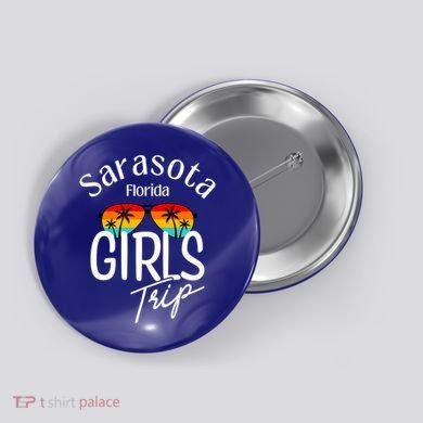 Sarasota Florida Trip Sarasota Gift Button