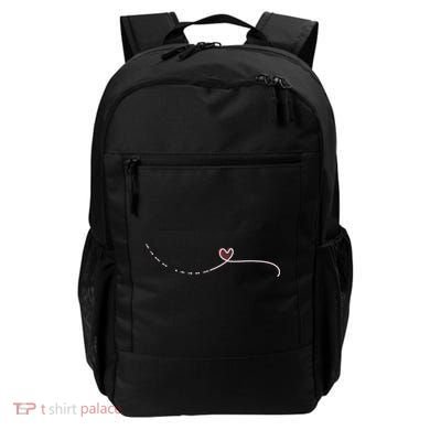 Subtle Fk Trump Morse Code Heart Antimaga Feminist Rights Backpack