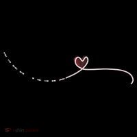 Subtle Fk Trump Morse Code Heart Antimaga Feminist Rights Ornament thumb 1