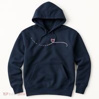Subtle Fk Trump Morse Code Heart Antimaga Feminist Rights Hoodie thumb 0