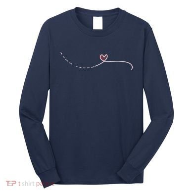 Subtle Fk Trump Morse Code Heart Antimaga Feminist Rights Long Sleeve Shirt