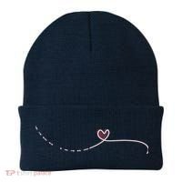 Subtle Fk Trump Morse Code Heart Antimaga Feminist Rights Beanie thumb 0