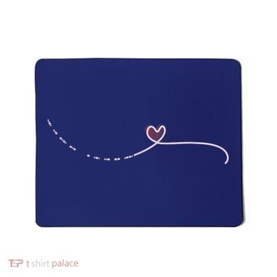 Subtle Fk Trump Morse Code Heart Antimaga Feminist Rights Mousepad