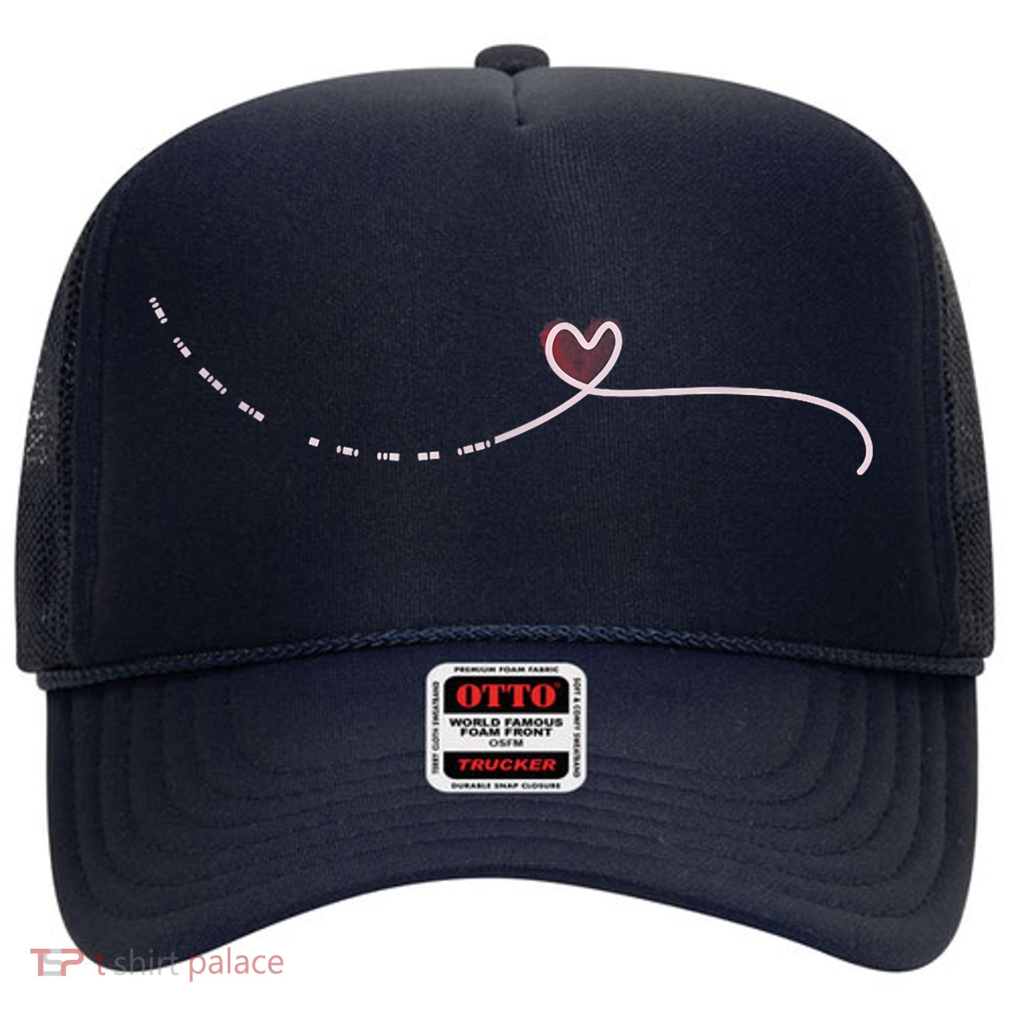 Subtle Fk Trump Morse Code Heart Antimaga Feminist Rights Hat