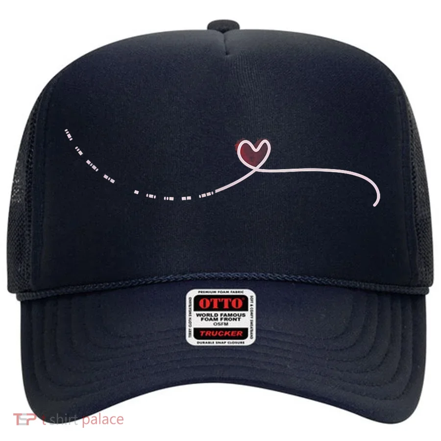 Subtle Fk Trump Morse Code Heart Antimaga Feminist Rights Hat