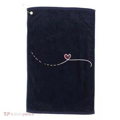 Subtle Fk Trump Morse Code Heart Antimaga Feminist Rights Golf Towel