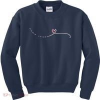Subtle Fk Trump Morse Code Heart Antimaga Feminist Rights Kids Sweatshirt thumb 0