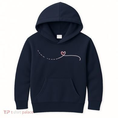 Subtle Fk Trump Morse Code Heart Antimaga Feminist Rights Kids Hoodie
