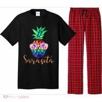 Sarasota Florida Tropical Funny Pineapple Summer Sunglasses Pajama Set thumb 0