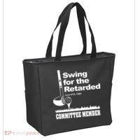 Swing For The Retarded Tote Bag thumb 2