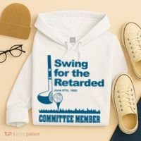 Swing For The Retarded Hoodie thumb 4