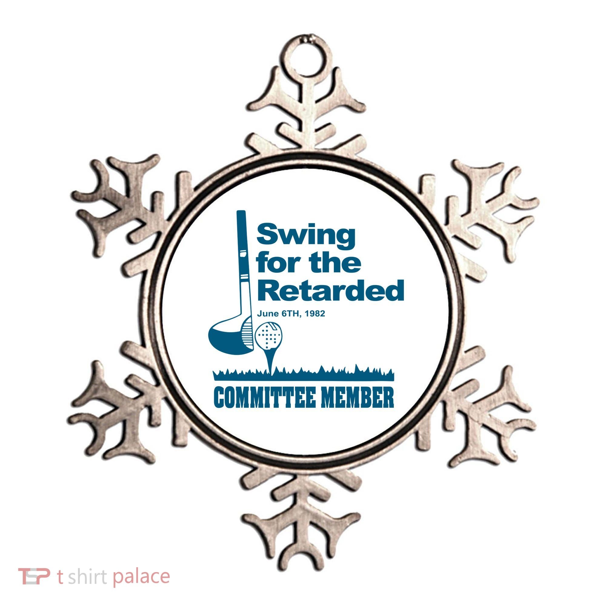 Swing For The Retarded Ornament