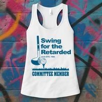 Swing For The Retarded Women's Tank Top thumb 3