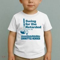 Swing For The Retarded Toddler T-Shirt thumb 2