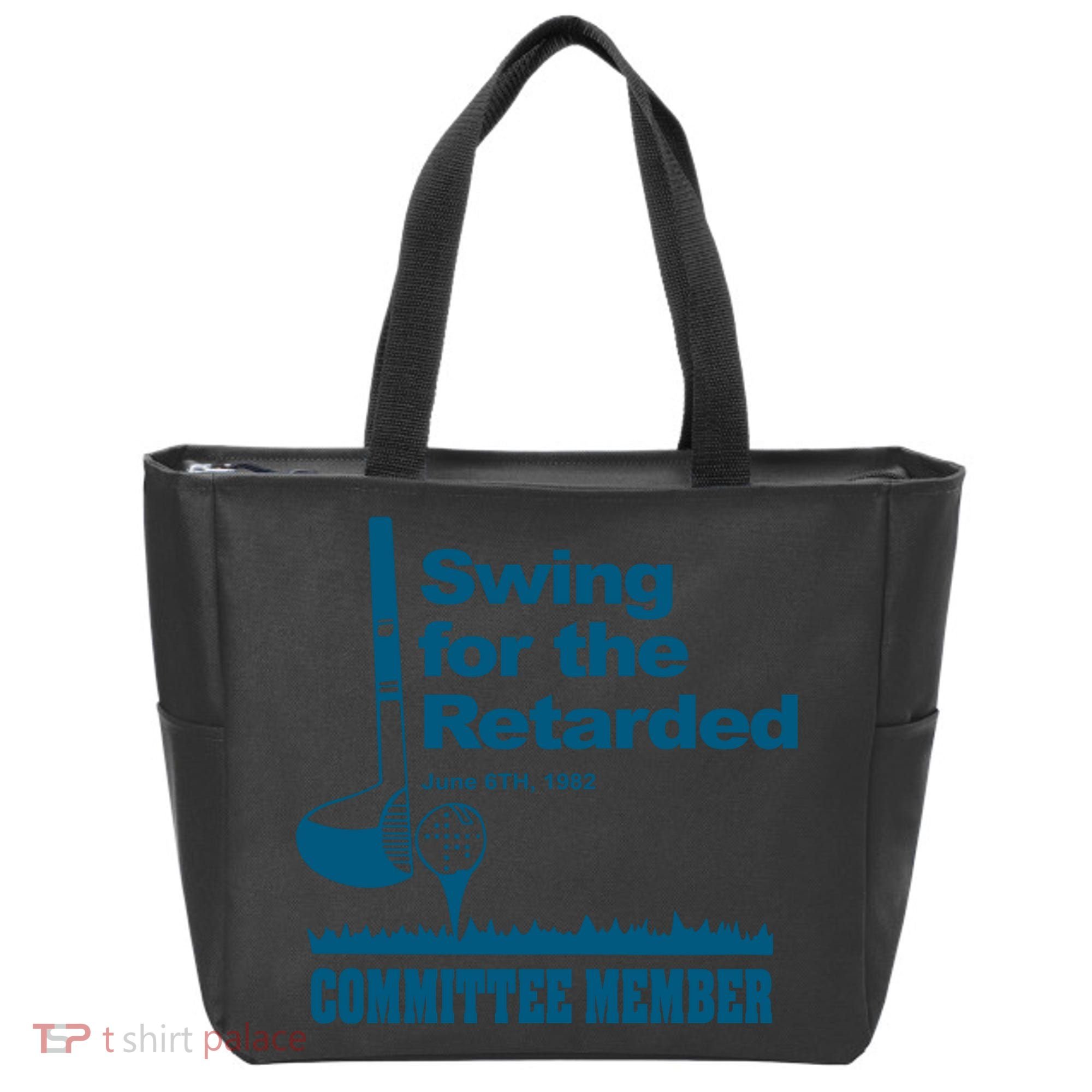 Swing For The Retarded June 6th 1982 Committee Tote Bag