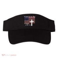 Stand For The Flag, I Kneel At The Cross Patriotic Christian Visor thumb 0