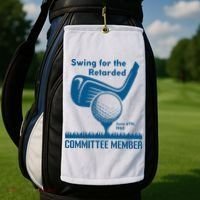 Swing For The Retarded June 6th 1982 Committee Member Golf Towel thumb 2