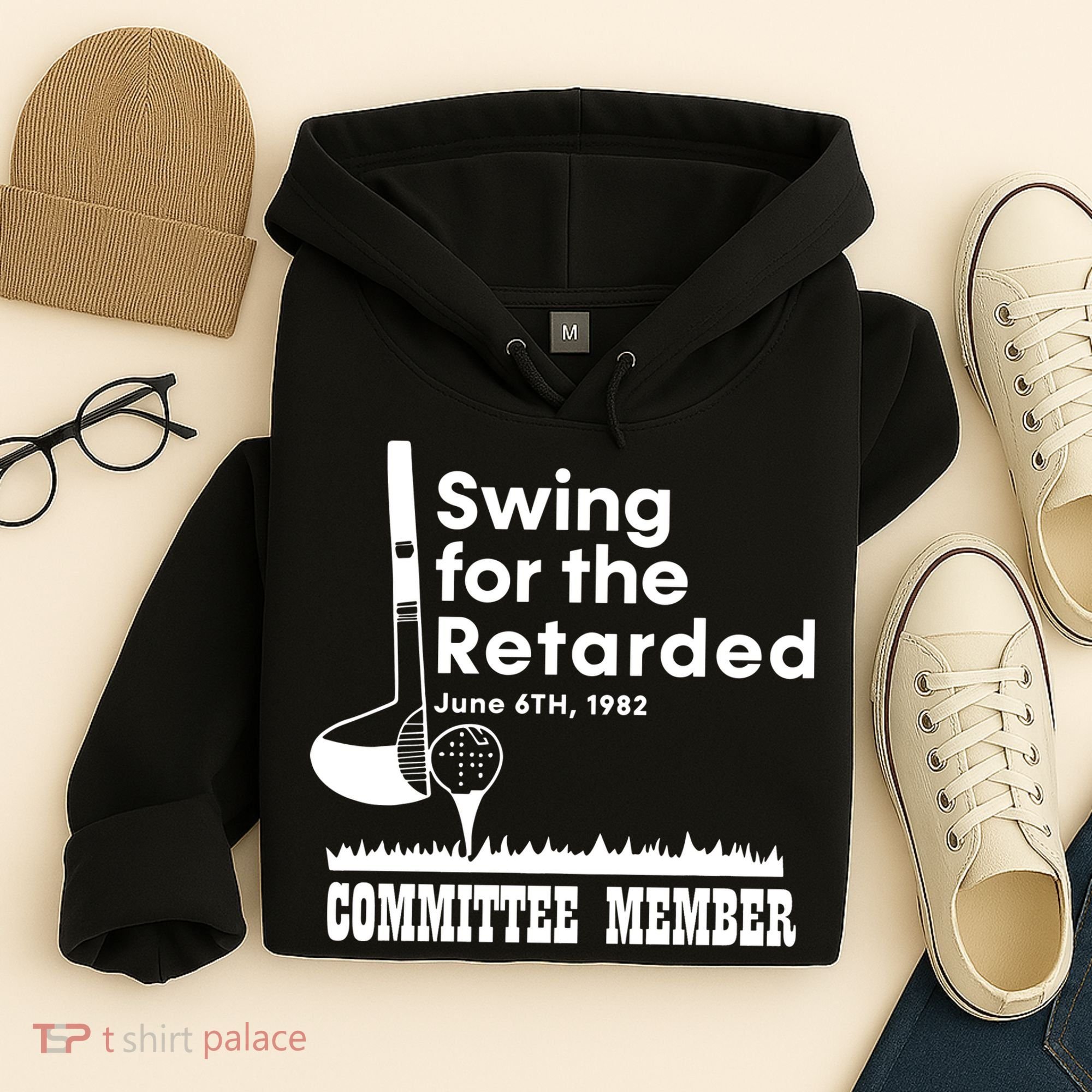 Swing For The Retarded Hoodie
