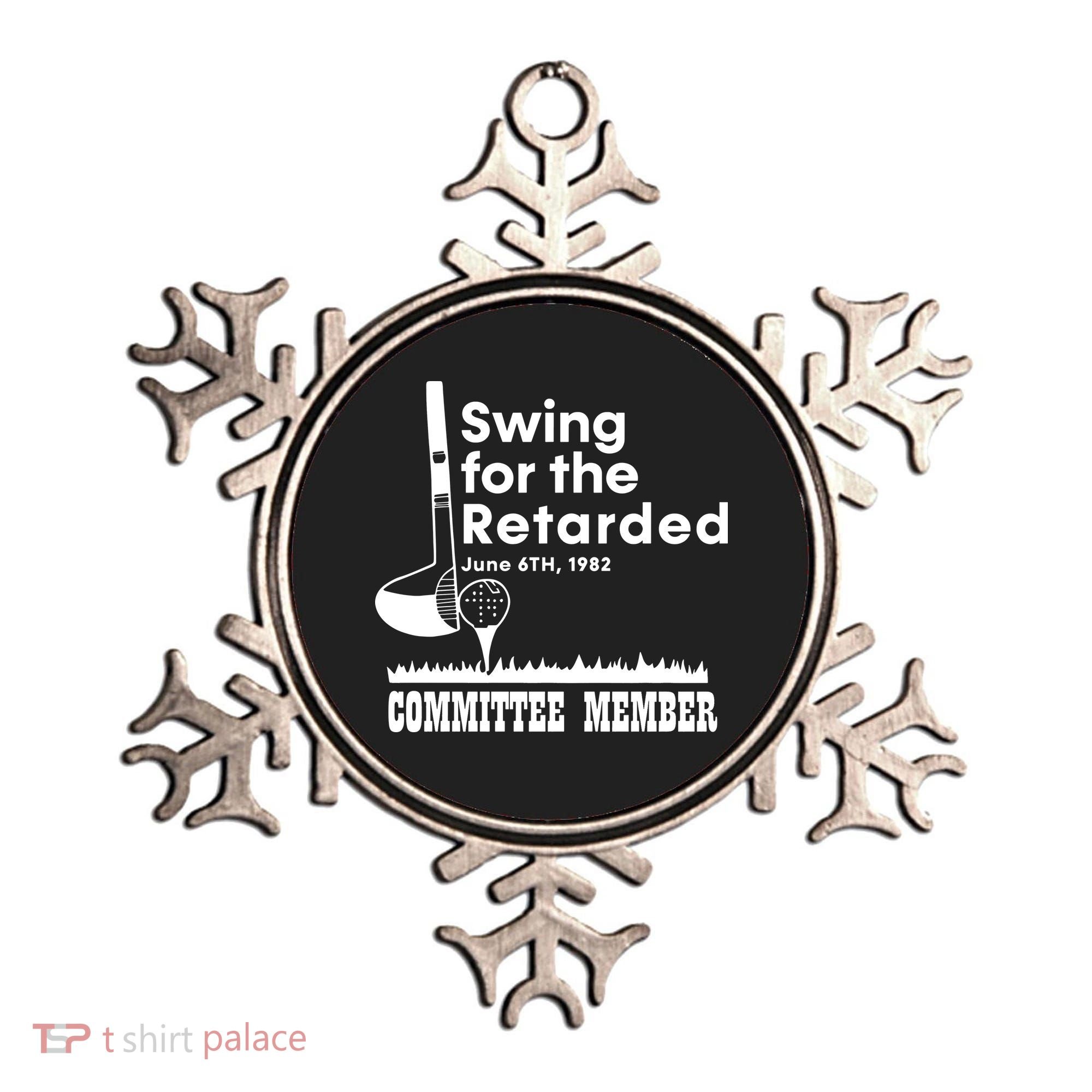 Swing For The Retarded Ornament