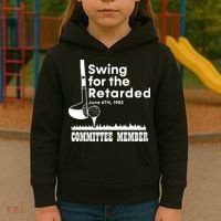 Swing For The Retarded Kids Hoodie thumb 3