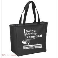Swing For The Retarded Tote Bag thumb 2