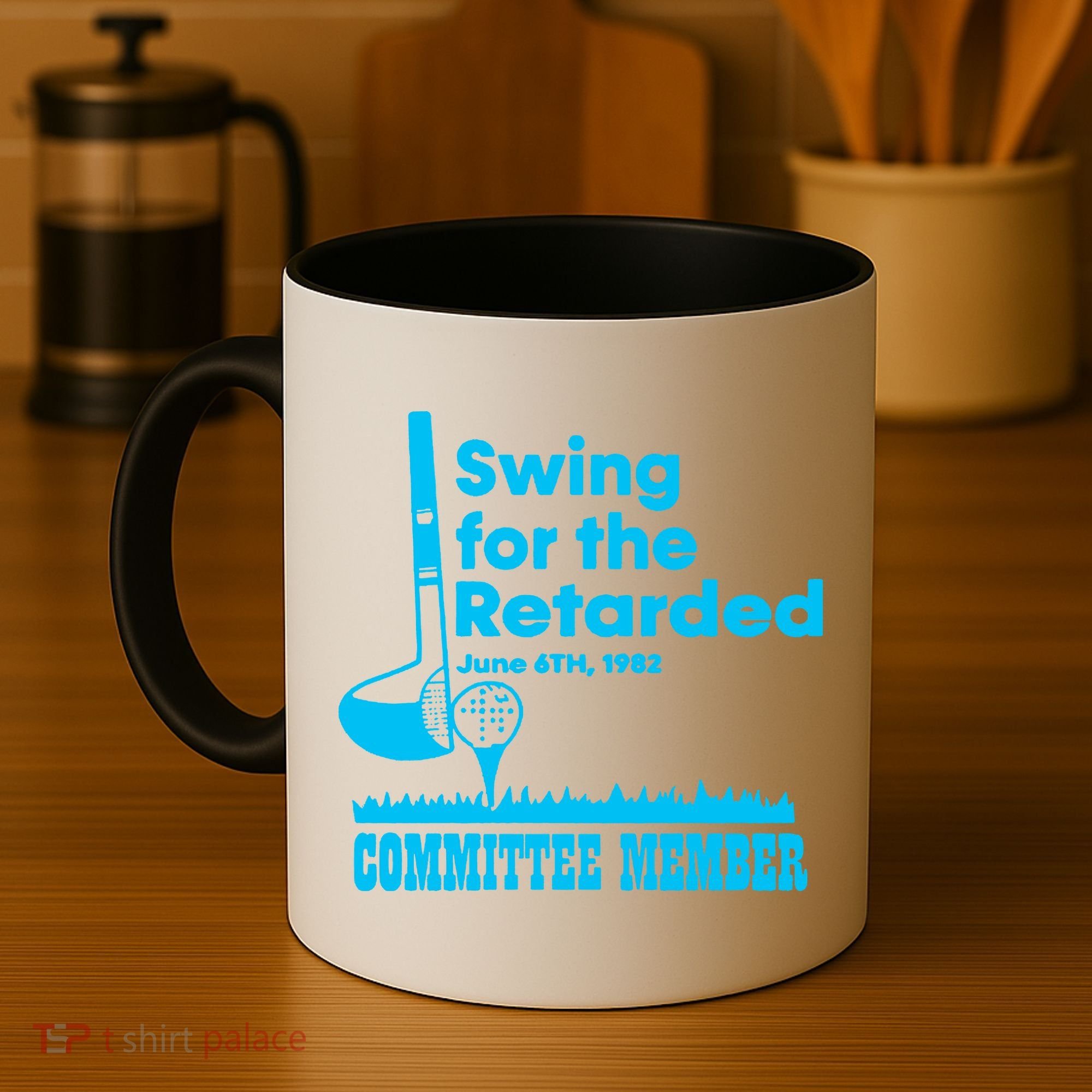 Swing For The Retarded June 6th 1982 Committee Coffee Mug