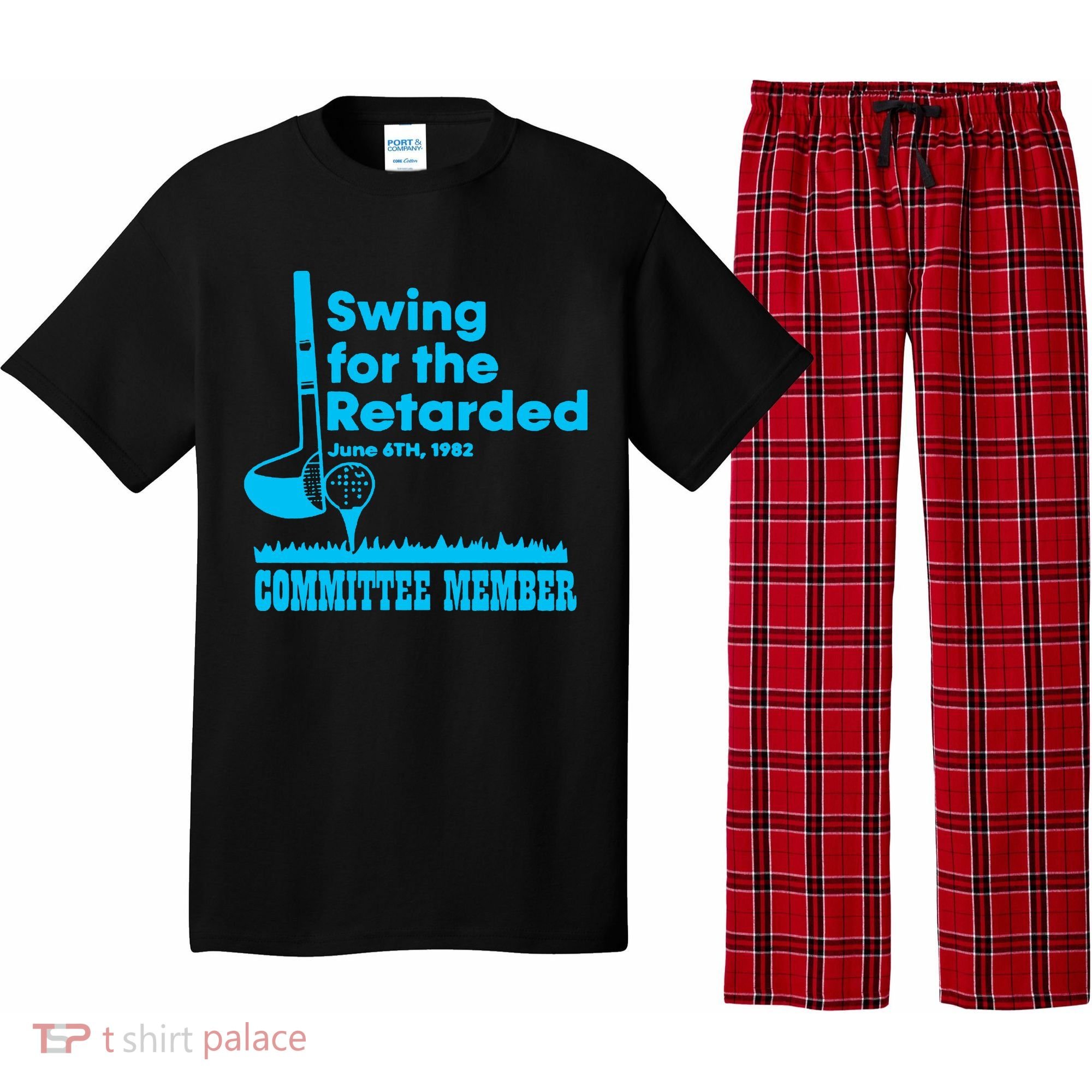 Swing For The Retarded June 6th 1982 Committee Pajama Set