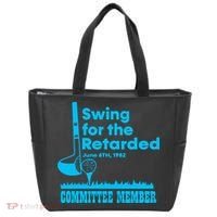 Swing For The Retarded June 6th 1982 Committee Tote Bag thumb 0