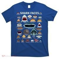 Shark Faces Type Of Shark Shark Faces Of All Kinds T-Shirt thumb 0