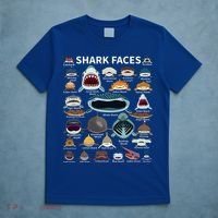 Shark Faces Type Of Shark Shark Faces Of All Kinds T-Shirt thumb 5