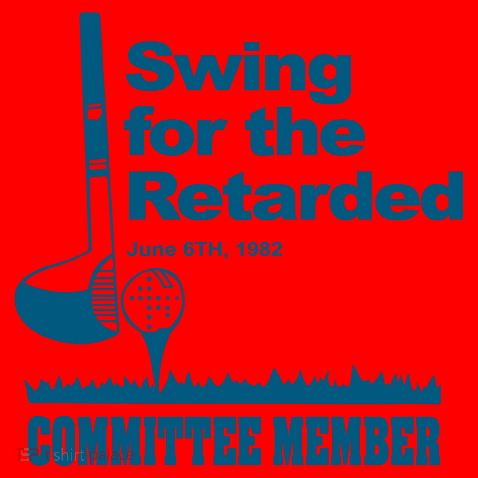 Swing For The Retarded June 6th 1982 Committee Santa Hat