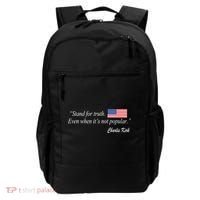 Stand For Truth Even When It's Not Popular Charlie Kirk Backpack thumb 0