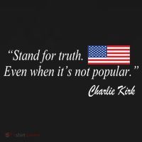 Stand For Truth Even When It's Not Popular Charlie Kirk Backpack thumb 2