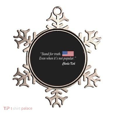 Stand For Truth Even When It's Not Popular Charlie Kirk Ornament
