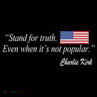 Stand For Truth Even When It's Not Popular Charlie Kirk Ornament thumb 1