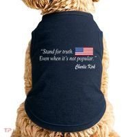 Stand For Truth Even When It's Not Popular Charlie Kirk Doggie Tank thumb 0