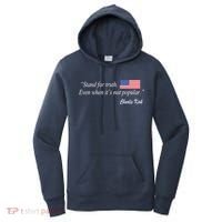 Stand For Truth Even When It's Not Popular Charlie Kirk Women's Hoodie thumb 0