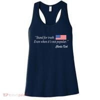 Stand For Truth Even When It's Not Popular Charlie Kirk Women's Tank Top thumb 0