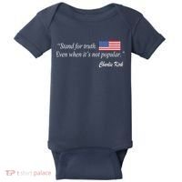 Stand For Truth Even When It's Not Popular Charlie Kirk Baby Bodysuit thumb 0
