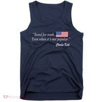 Stand For Truth Even When It's Not Popular Charlie Kirk Tank Top thumb 0