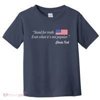 Stand For Truth Even When It's Not Popular Charlie Kirk Toddler T-Shirt thumb 0