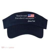 Stand For Truth Even When It's Not Popular Charlie Kirk Visor thumb 0