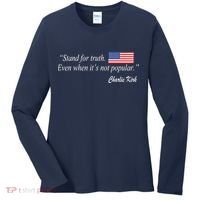 Stand For Truth Even When It's Not Popular Charlie Kirk Women's Long Sleeve Shirt thumb 0