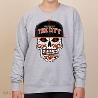 San Francisco The City Sugar Skull Women's Sweatshirt thumb 0