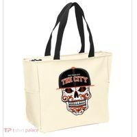 San Francisco The City Sugar Skull Tote Bag thumb 2